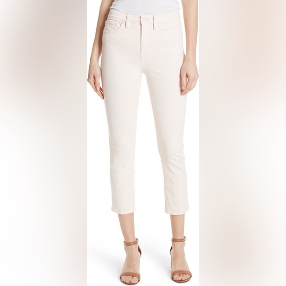 Tory Burch Mara Cropped Stretchy Jeans-Ballet Pink - Picture 4 of 16